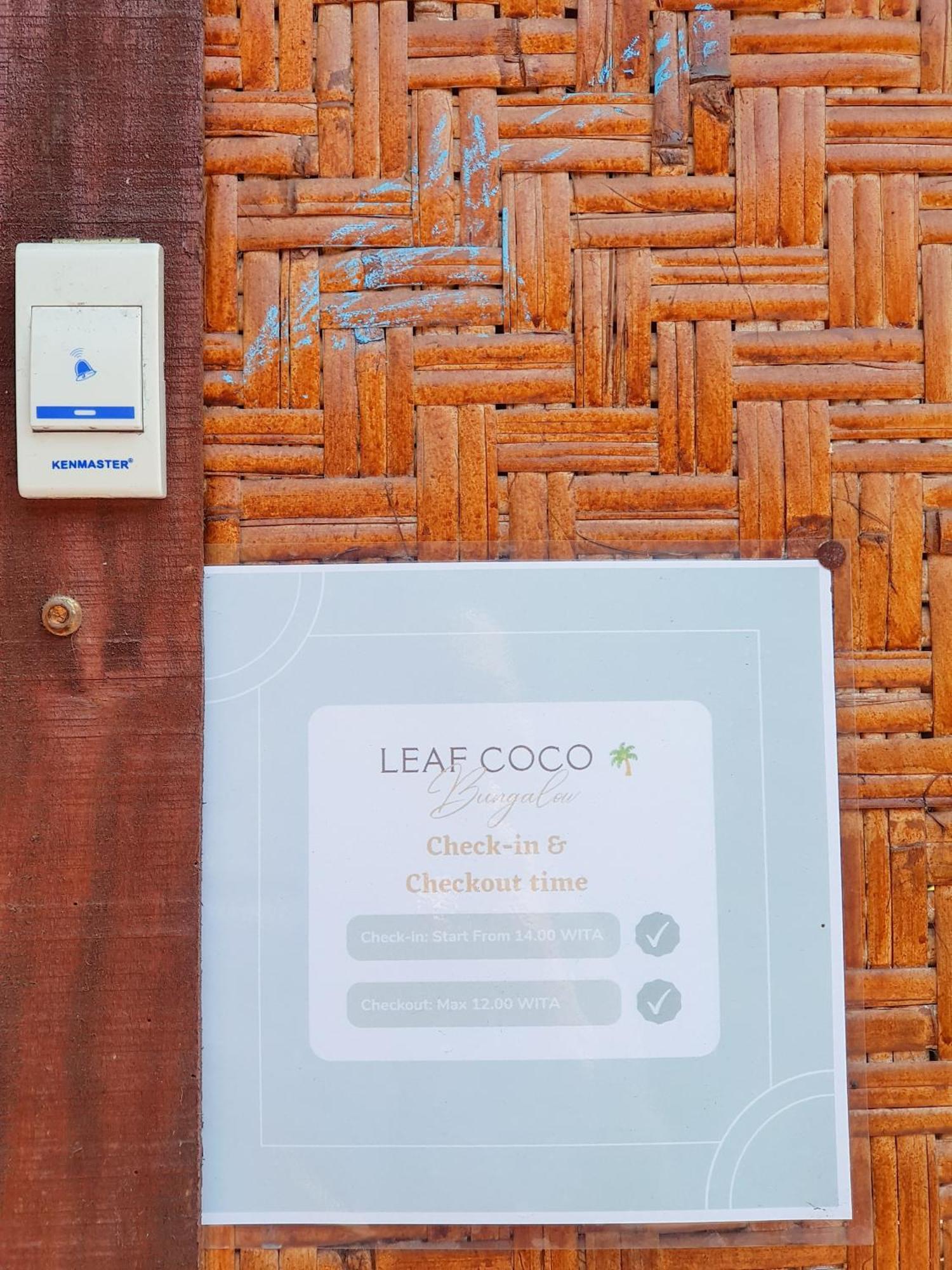 Leaf Coco Bungalow Гили Еър Екстериор снимка
